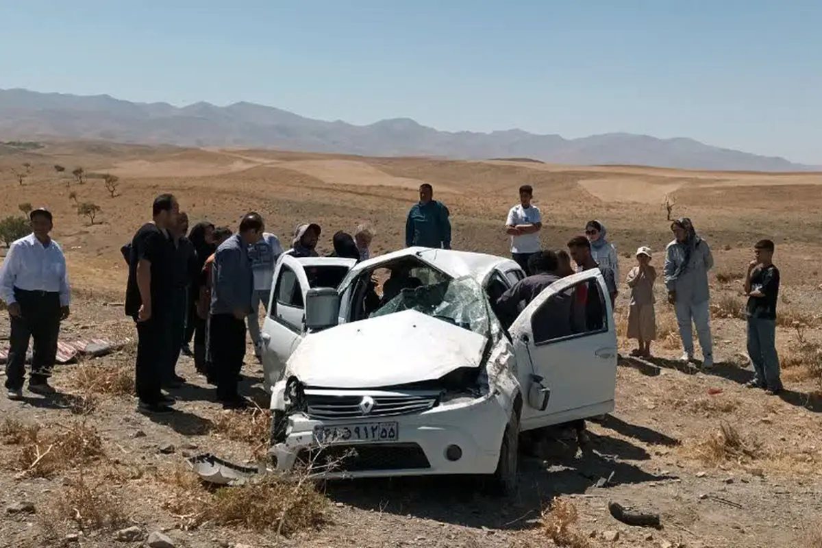 واژگونی خودرو ساندرو در جاده افشاریه 5 مصدوم برجای گذاشت