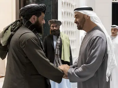 دیدار «محمد بن زاید» و وزیر دفاع طالبان در ابوظبی