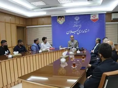 تجلیل استاندار گیلان از قهرمانان و مربیان گیلانی عضو تیم ملی کشتی ایران