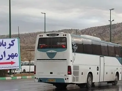 اعزام اتوبوس‌های اردبیل به پایانه مرزی مهران