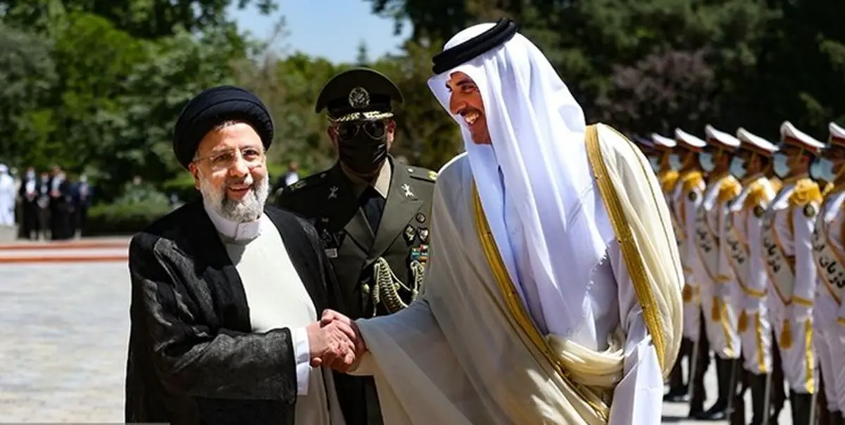  حضور امیر قطر در تهران سوژه ورزشی قطری‌ها+عکس 