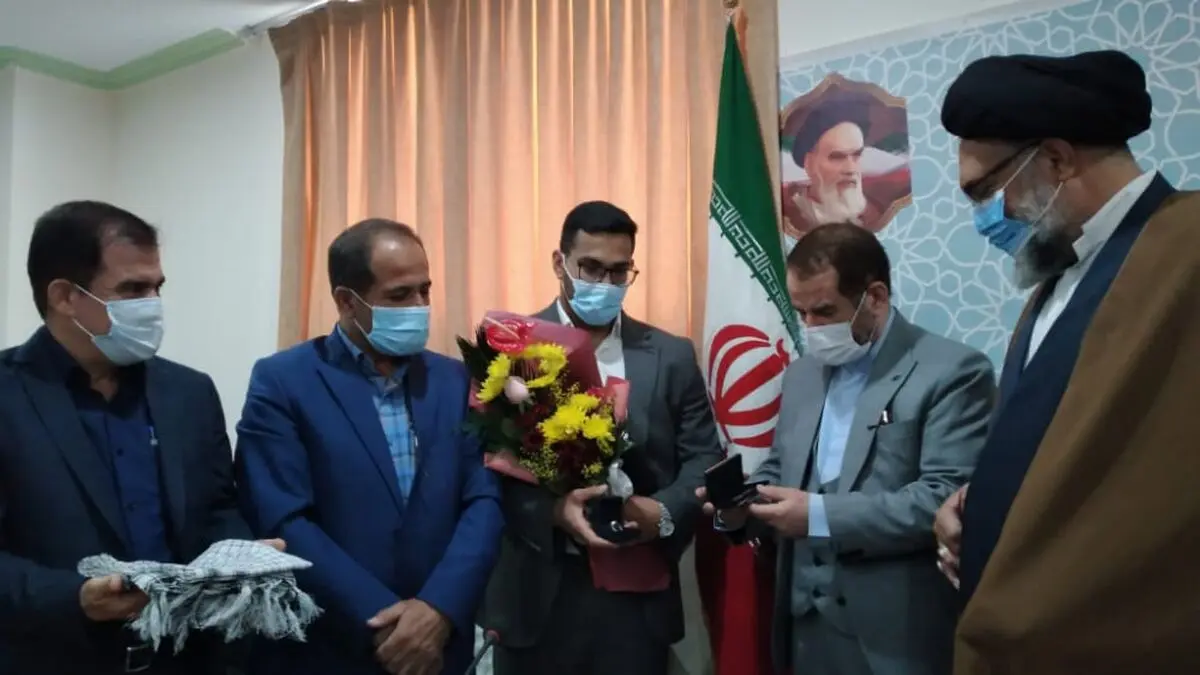 تقدیم هدایای رهبری به ورزشکار پارا اُلمپیکی بویراحمدی 