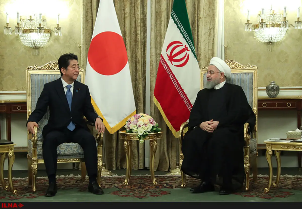 دیدار دوجانبه روحانی با نخست وزیر ژاپن/ برگزاری نشست مطبوعاتی تا دقایقی دیگر + تصاویر