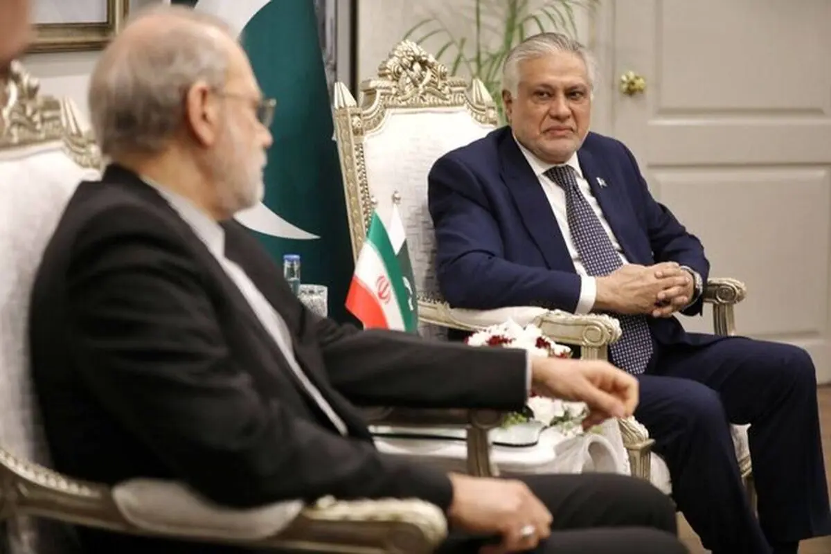 دیدار لاریجانی با وزیر خارجه پاکستان