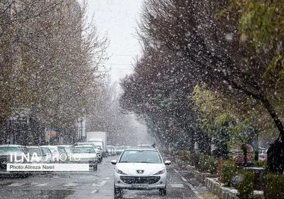 برف و باران در تهران