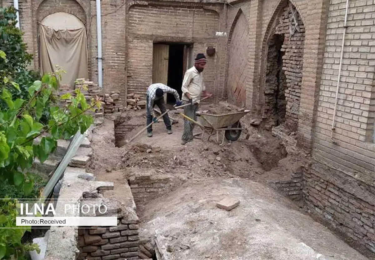 مرمت خانه تاریخی صدرالعلما در قزوین کلید خورد