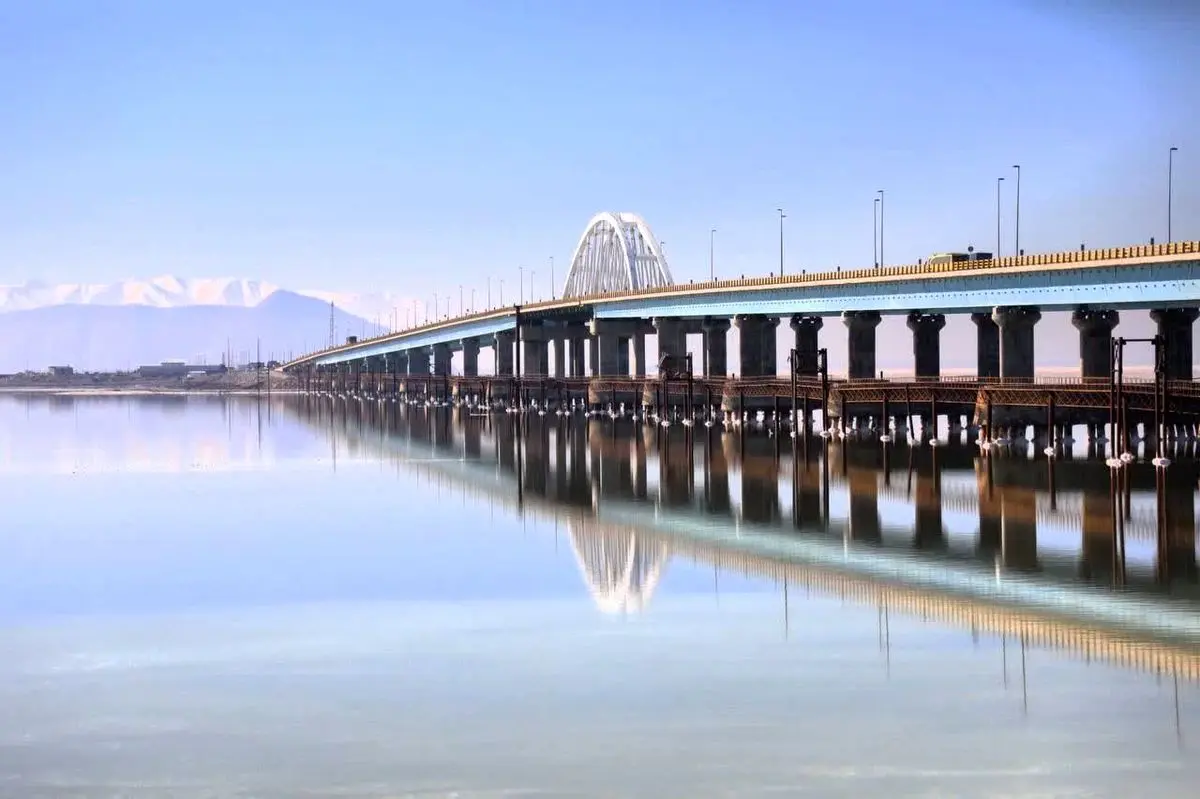 ایمنی پل میانگذر دریاچه ارومیه در حد قابل قبول است