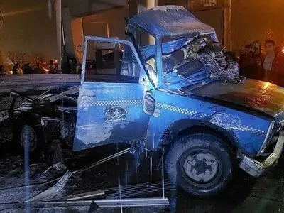 هشت مصدوم بر اثر انفجار کپسول گاز خودرو در شهر اقبالیه قزوین