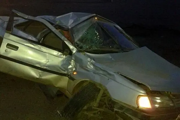 تصادف مرگبار ۲ خودرو کاروان عروسی در بیرجند