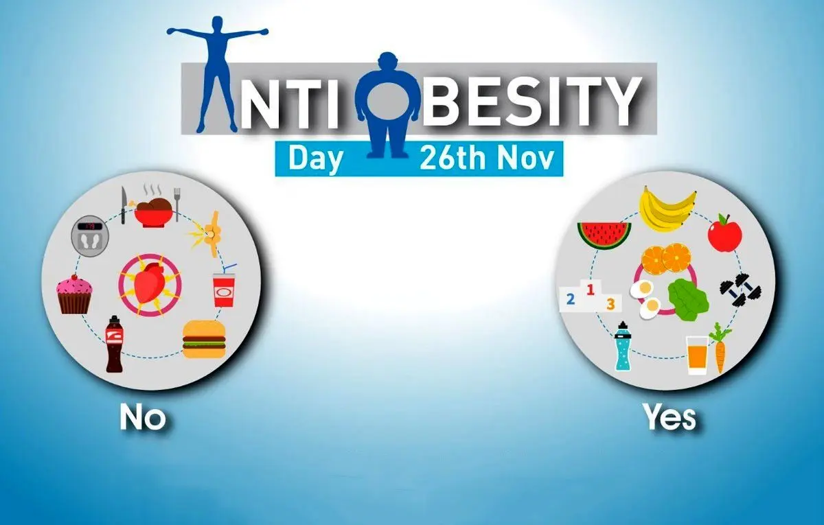 ۲۶ نوامبر روز مبارزه با اضافه‌وزن افراطی است