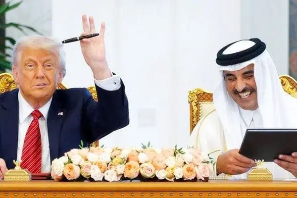 الأمیر تمیم وترامب یشهدان توقیع اتفاقیة لشراء 160 طائرة بوینغ بأکثر من 200 ملیار دولار