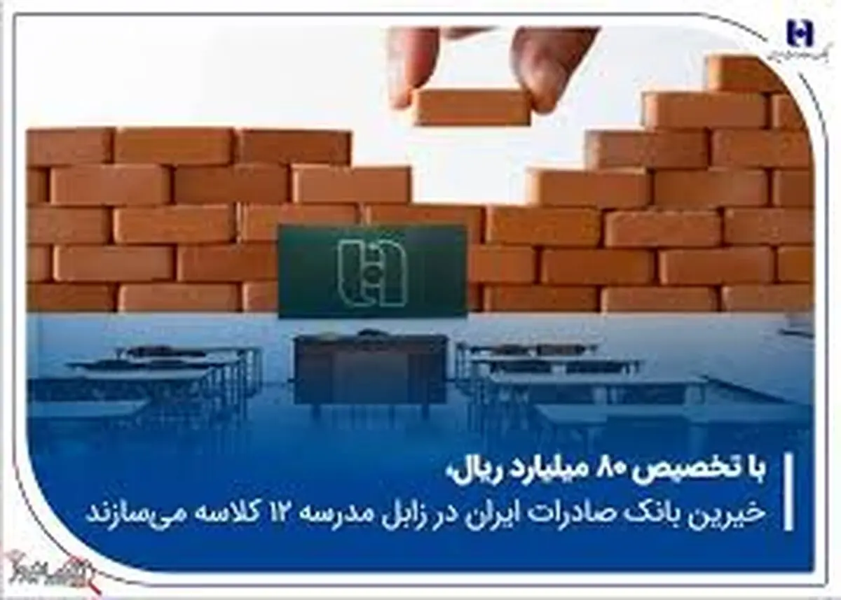 خیرین بانک صادرات ایران در زابل مدرسه ۱۲ کلاسه می‌سازند