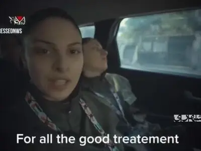 تشکر ۴ دختر اسیر اسرائیلی از حماس + فیلم