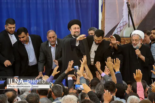سید حسن خمینی در آیین سالگرد امام خمینی(ره) در روستای خیارج قزوین