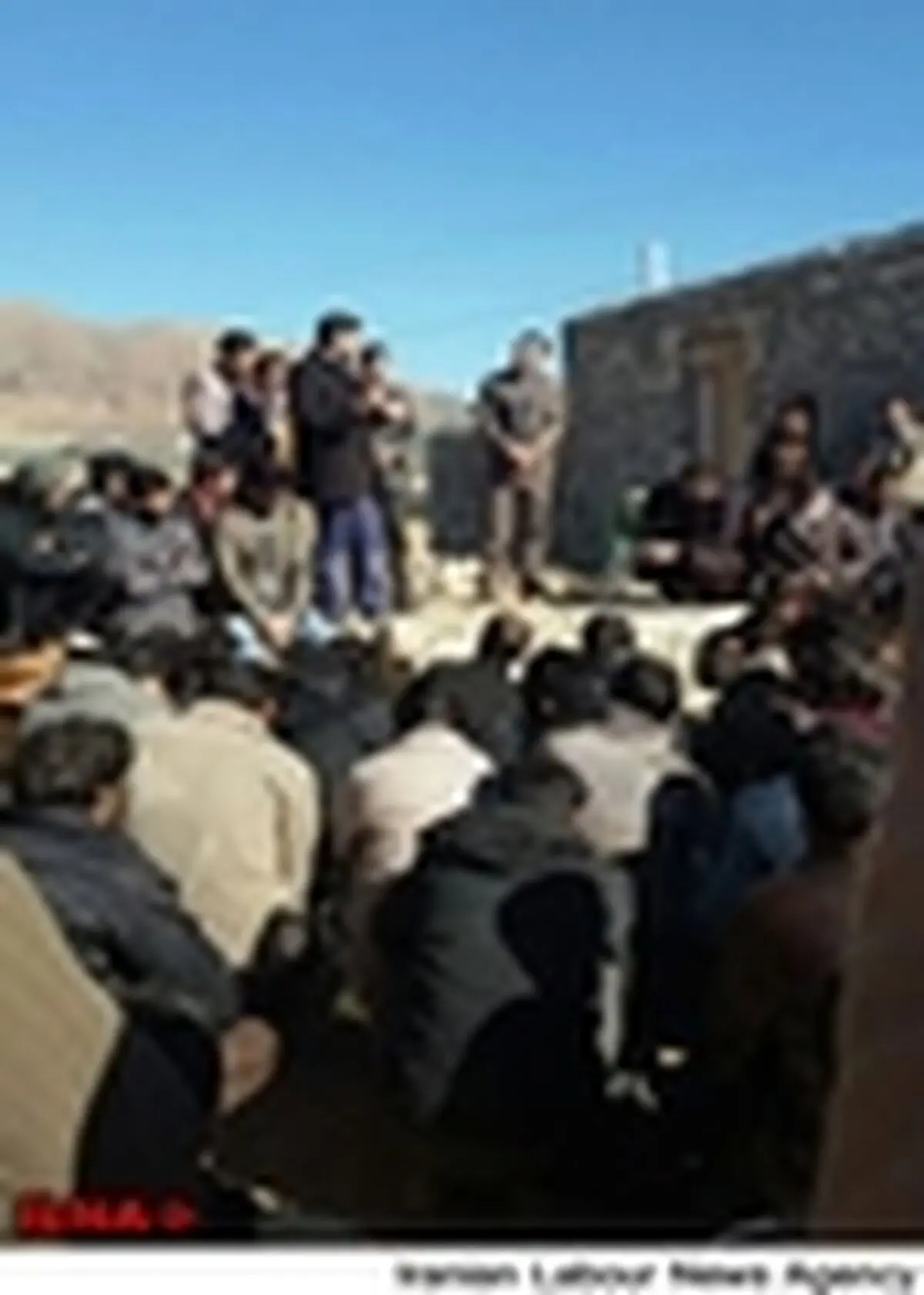 اعتصاب کارگران معدن کوشک بافق به روایت تصویر
