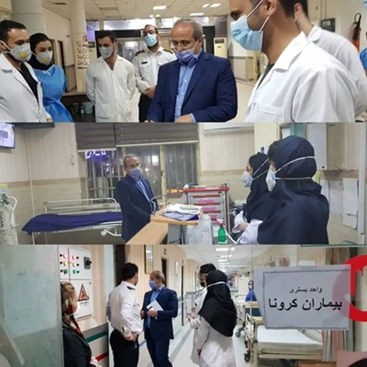 بازدید سرزده سالاری از اورژانس مرکز دانشگاهی رازی رشت