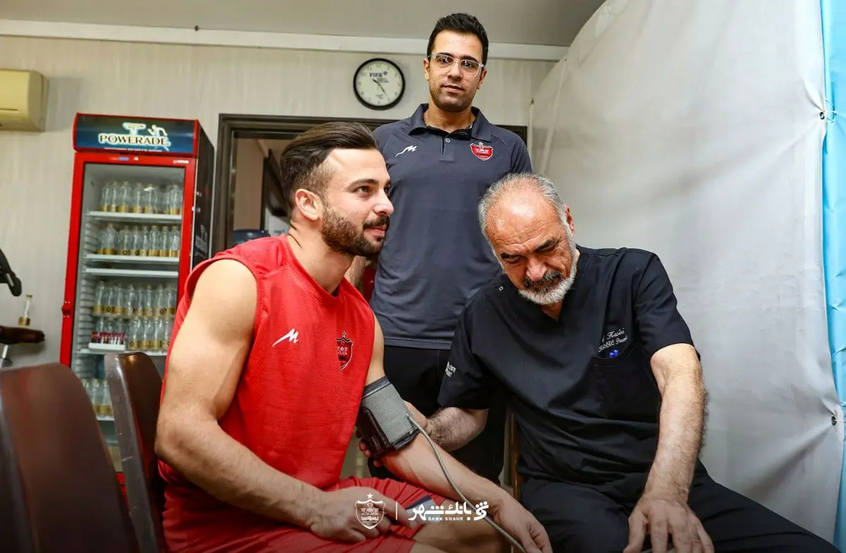 بازیکنان پرسپولیس در مرکز ایفمارک حاضر شدند