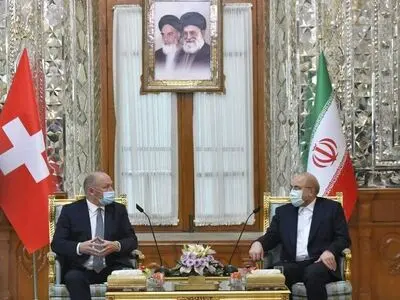 دیدار رئیس مجلس ملی سوئیس با قالیباف