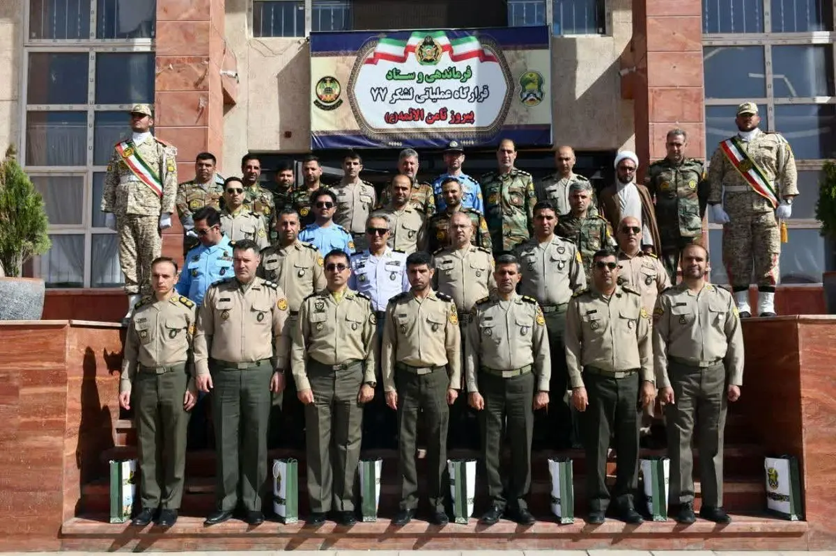 بازدید دانشجویان دافوس آجا از قرارگاه عملیاتی لشکر ۷۷ پیروز ثامن الائمه (ع)