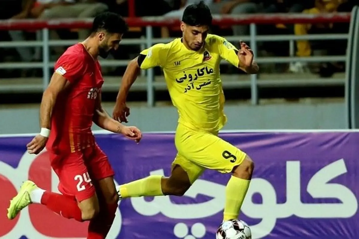 فولاد خوزستان 1 - 1 شمس آذر قزوین / فرار قزوینی‌ها از شکست در اهواز