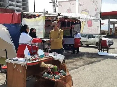 ارائه خدمات بشردوستانه به 5432  مسافر در ایستگاه‌های هلال احمر