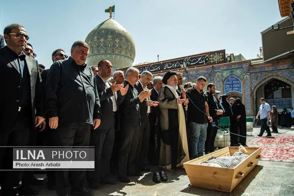 مراسم تشییع احمد هاشمی بهرمانی (رفسنجانی) 