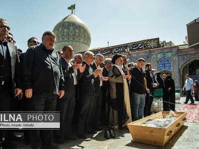 مراسم تشییع احمد هاشمی بهرمانی (رفسنجانی) 