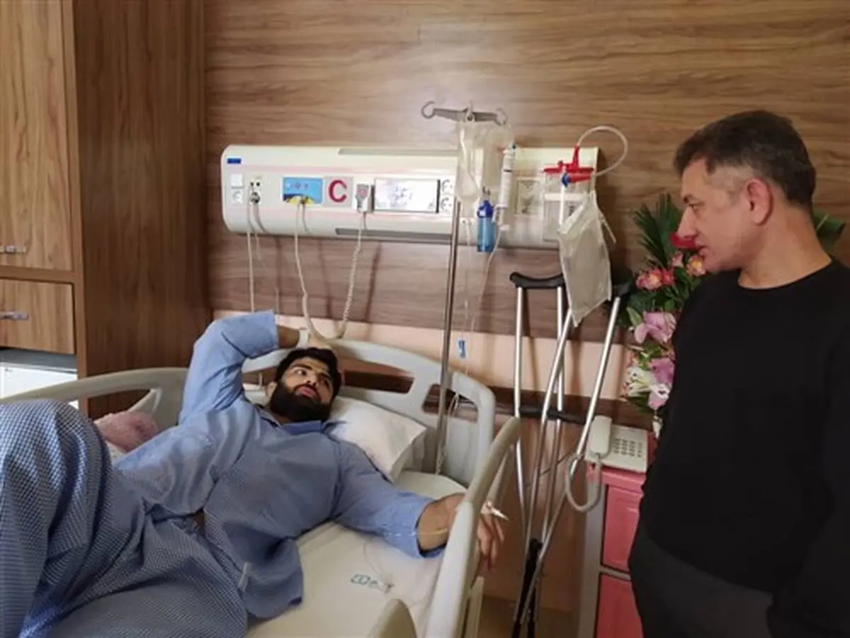 غلامرضا محمدی از علیرضا کریمی عیادت کرد