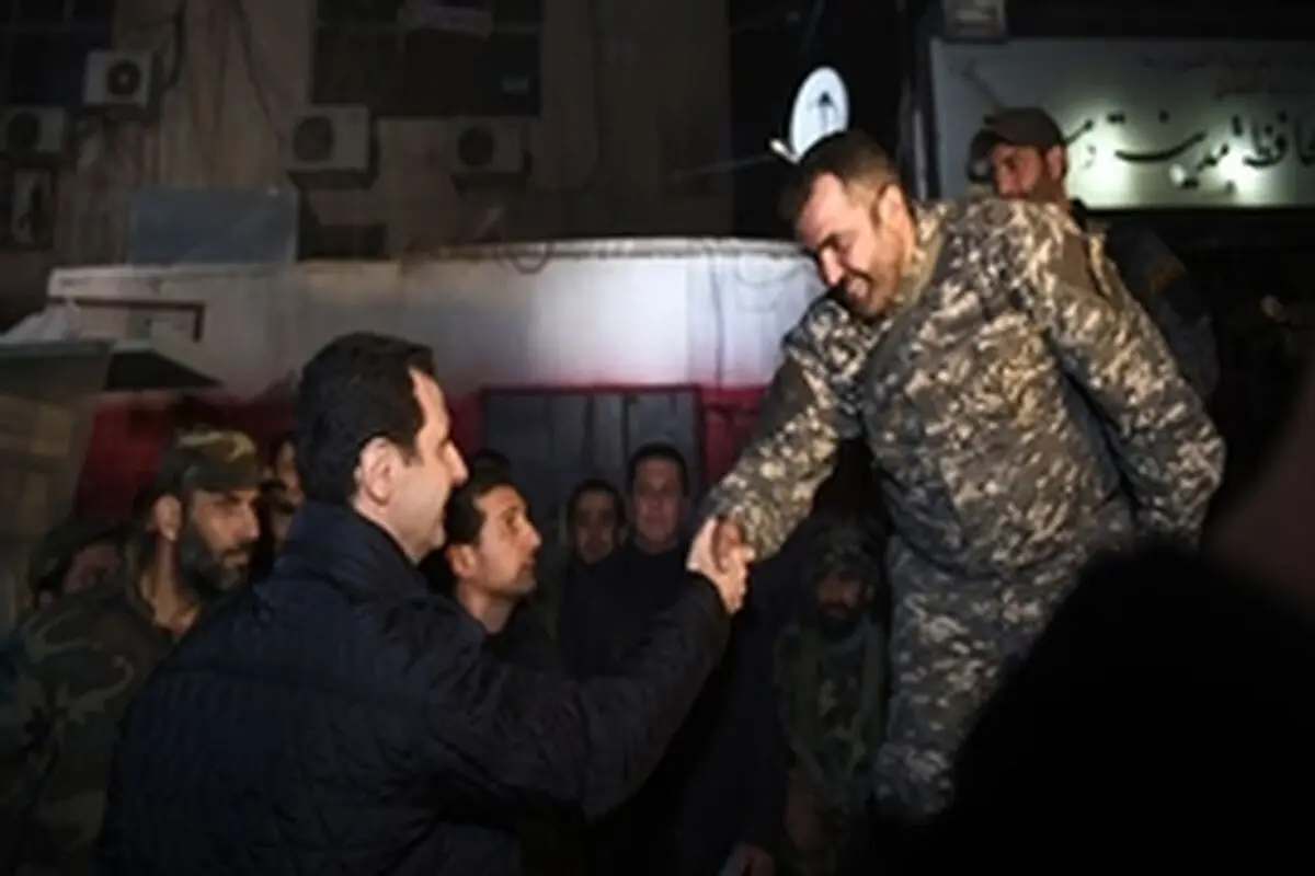 بازدید بشار اسد از منطقه «جوبر» در حومه دمشق