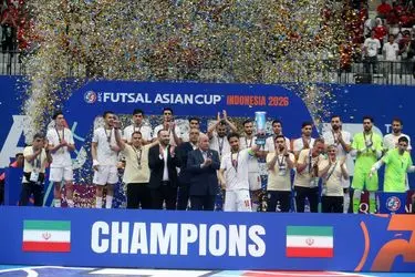 گزارش تصویری جشن قهرمانی تیم ملی فوتسال