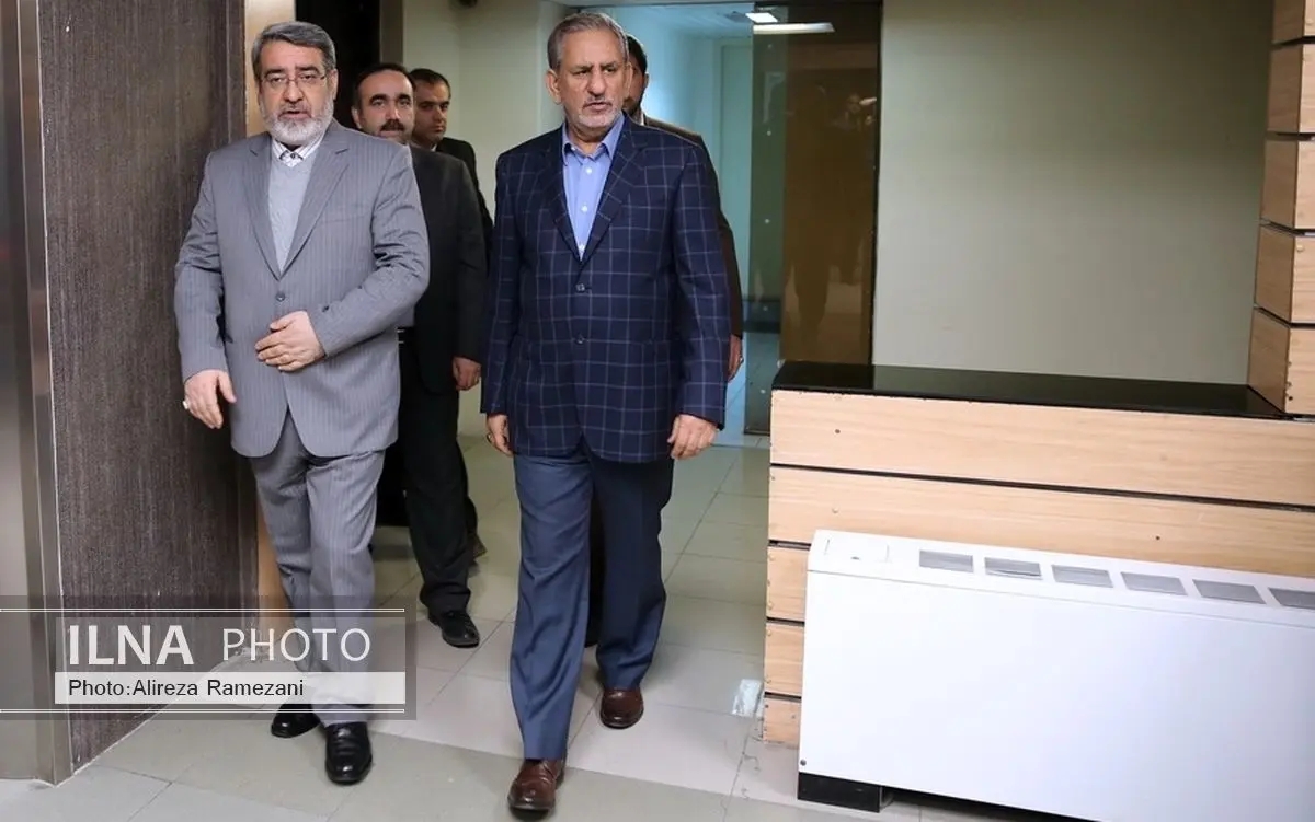 جهانگیری از ستاد انتخابات وزارت کشور بازدید کرد