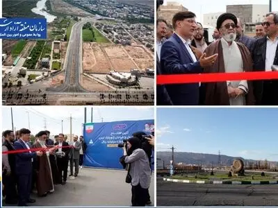 افتتاح رسمی میدان، پل و خیابان ژئوپارک ارس به ارزش 155 میلیارد تومان