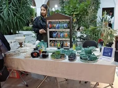 ارائه صنایع دستی فاخر استان البرز در هفدهمین نمایشگاه بین‌المللی گردشگری و صنایع وابسته تهران