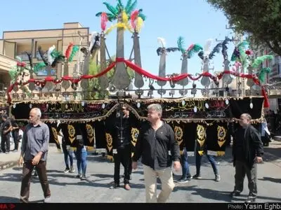 گزارش تصویری از مراسم روز عاشورا در شوشتر