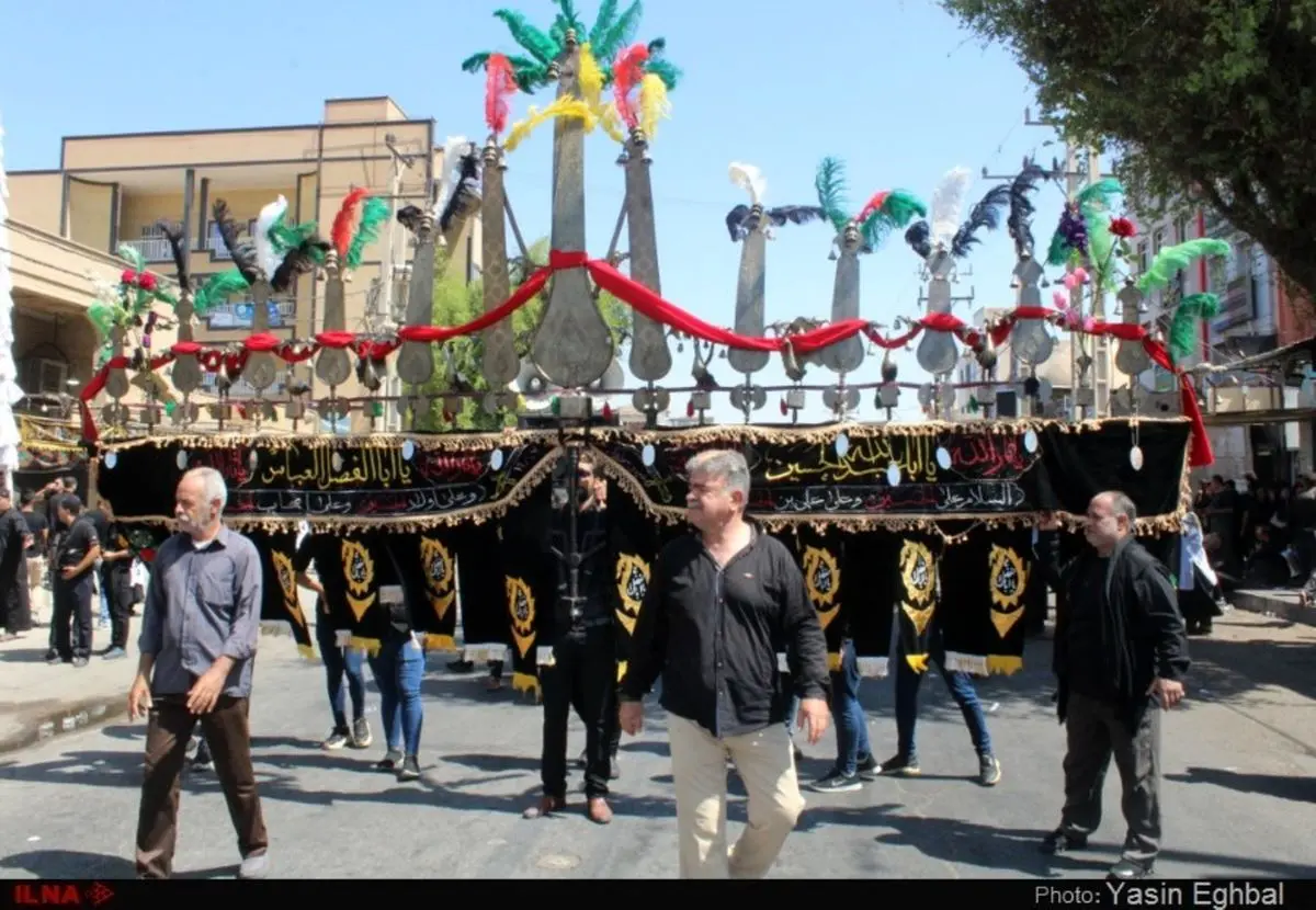 گزارش تصویری از مراسم روز عاشورا در شوشتر