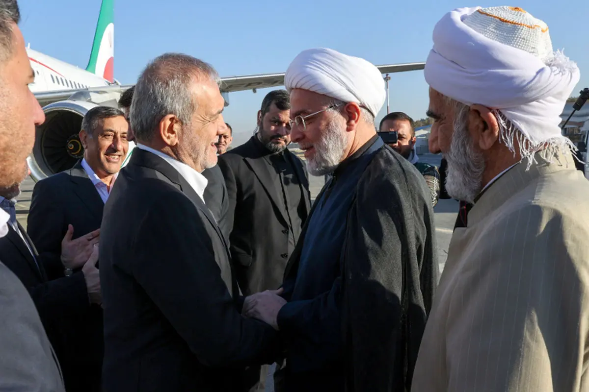 پزشکیان وارد کردستان شد