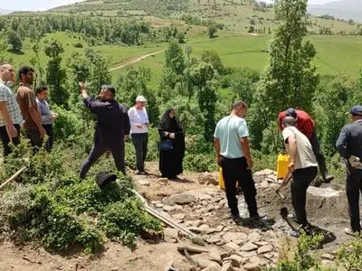 اجرای پویش نذر خدمت در دهستان پیرکوه دیلمان سیاهکل 