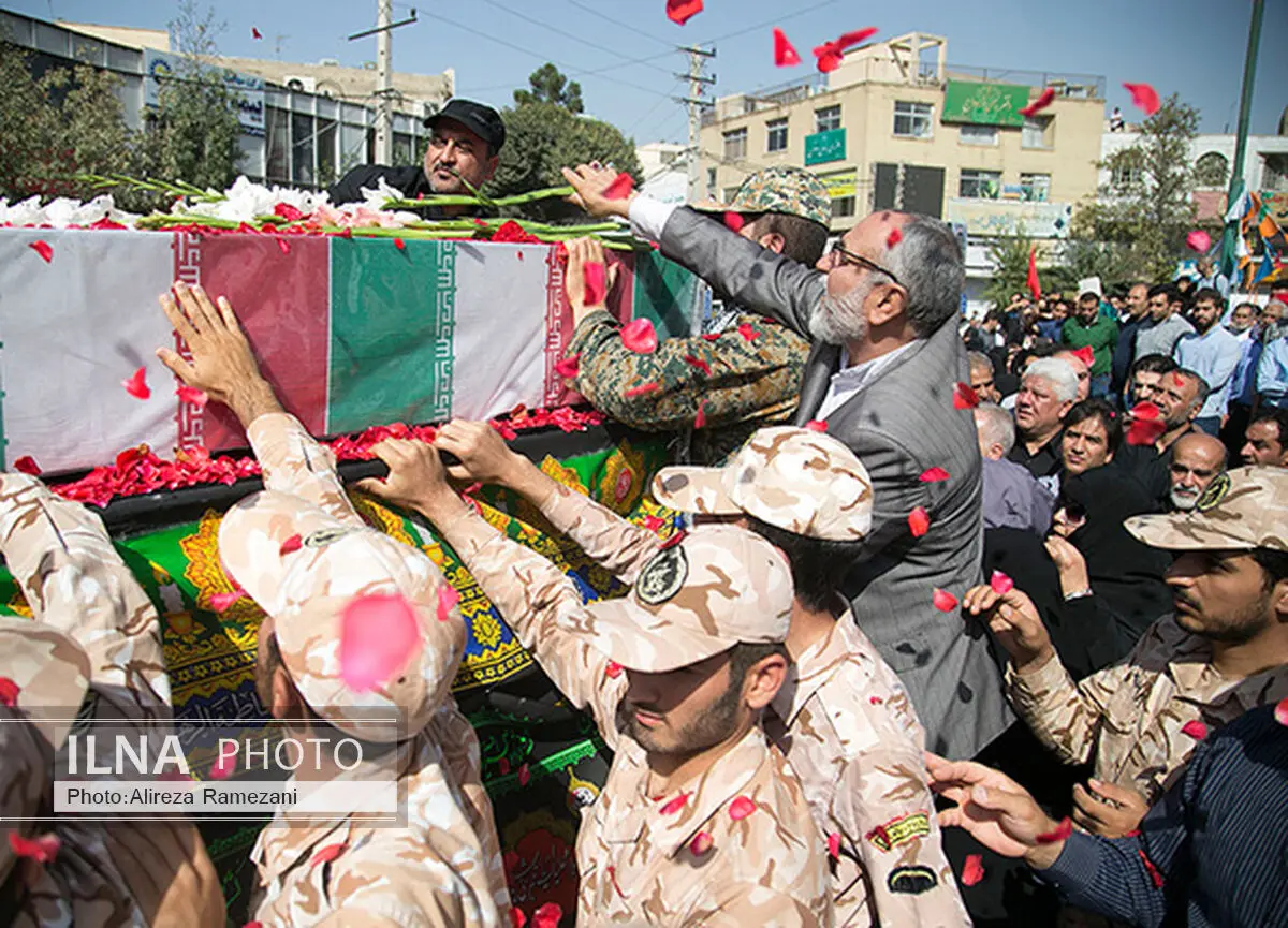 هشتمین شهید مدافع حرم کرمانشاه در کنگاور تشییع می‌شود       