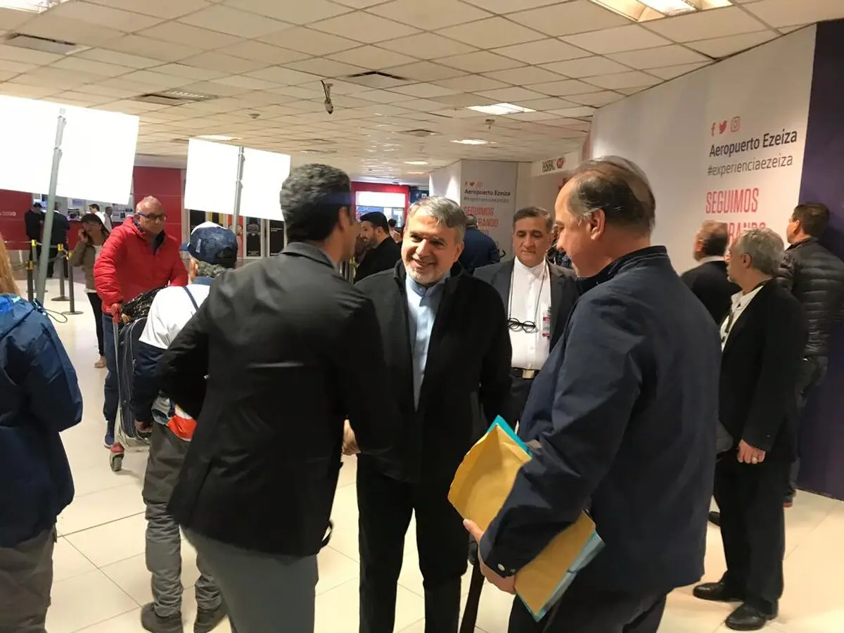 صالحی امیری بمنظور دیدار با مسئولین IOC و حضور در مراسم افتتاحیه وارد بوینس آیرس شد