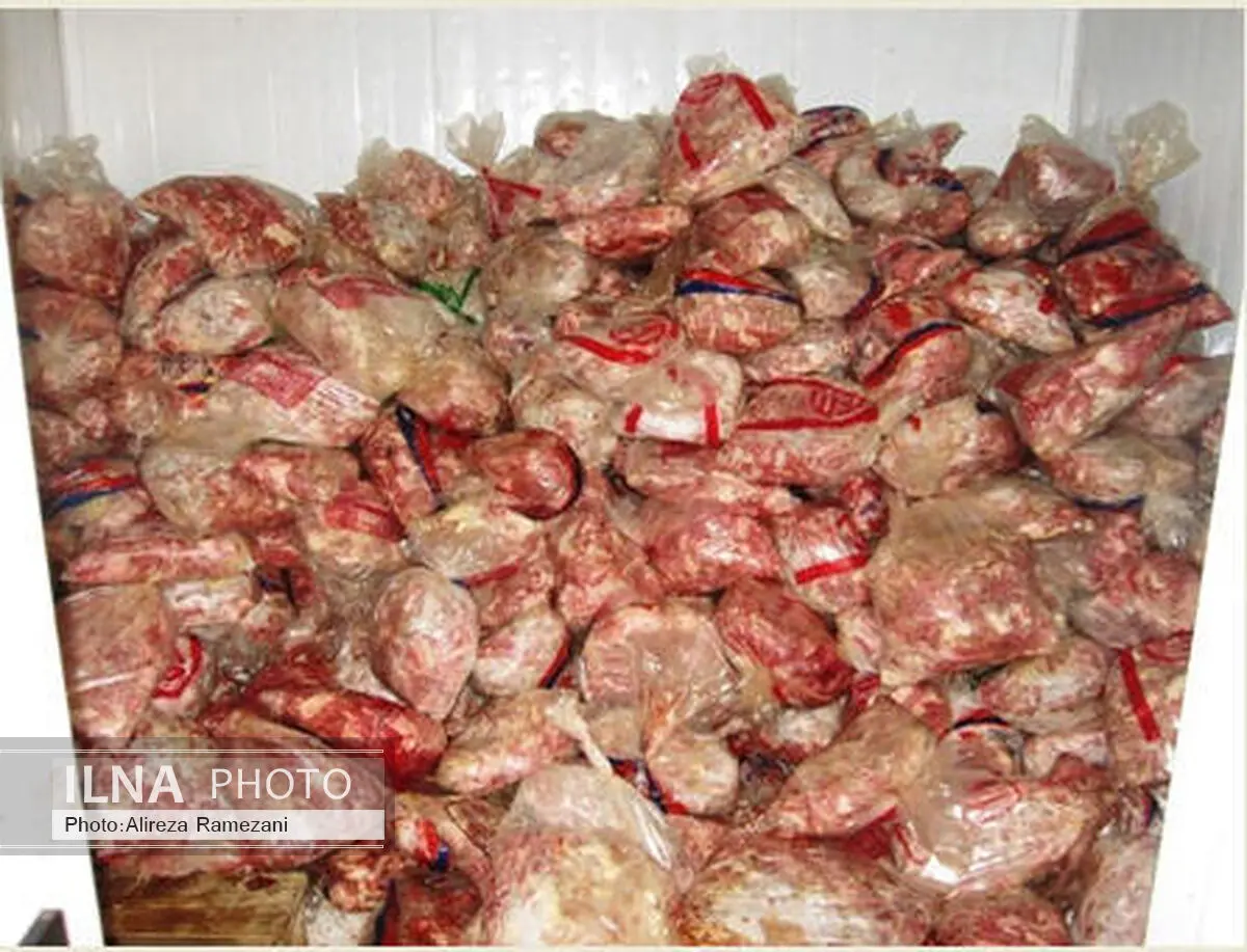 کشف 200 کیلوگرم گوشت فاسد از یک خودرو 206