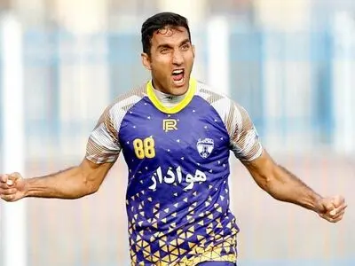حمید کاظمی آقای گل نیم فصل لیگ یک شد