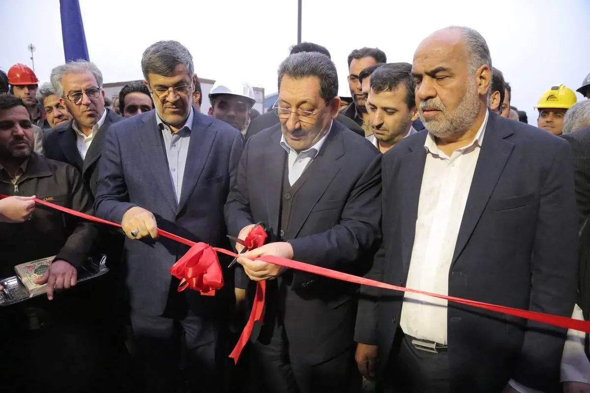 افتتاح کارخانه کنسانتره آهن بهاباد با حضور وزیر صمت و رییس هیأت عامل ایمیدرو