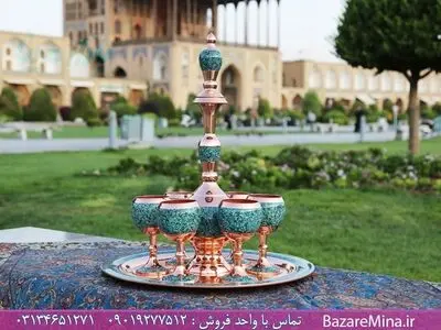 خرید فیروزه کوبی اصفهان و صنایع دستی آقاجانی از فروشگاه صنایع دستی بازار مینا