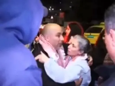 لحظه آزادی خالده جرار + فیلم