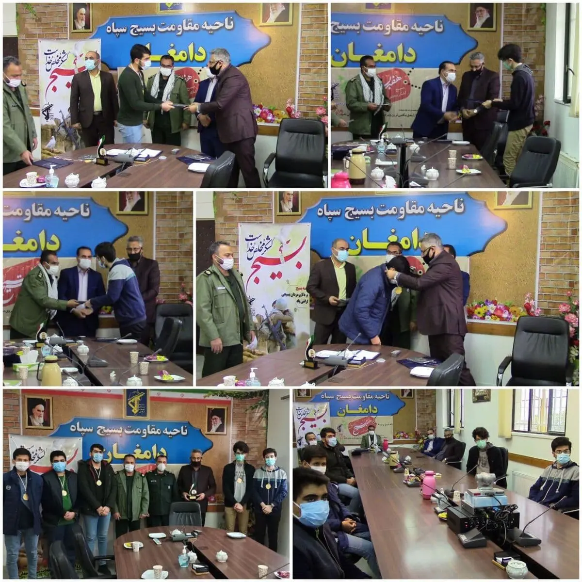 مدال آوران  دامغانی در سیزدهمین دوره مسابقات کشوری لیگ علمی پایا تجلیل شدند