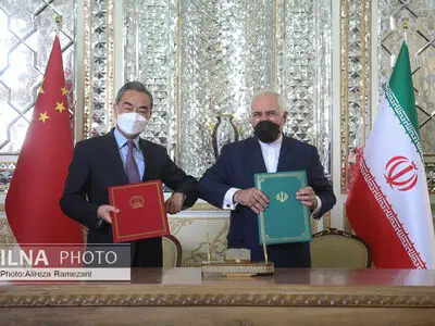 امضای سند جامع همکاری های ۲۵ ساله بین ایران و چین
