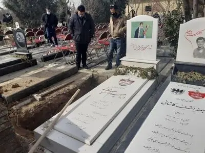 پیکر مهرداد میناوند به خاک آرام گرفت