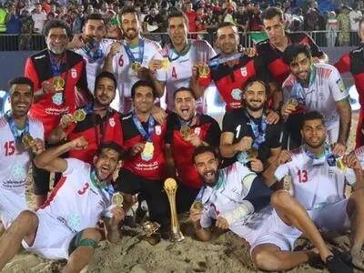 ایران بطلة کأس القارات لکرة القدم الشاطئیة