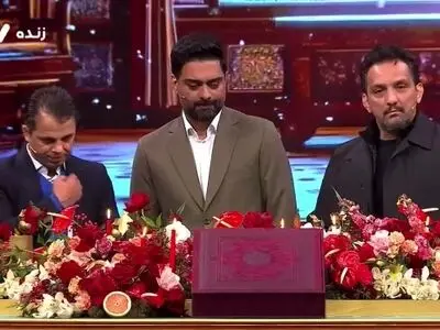 حرکت باورنکردنی رحمان بی رحم در پخش زنده شبکه ۳، بالا بردن امیرحسین زارع و امین میرزازاده سنگین‌وزن! + فیلم