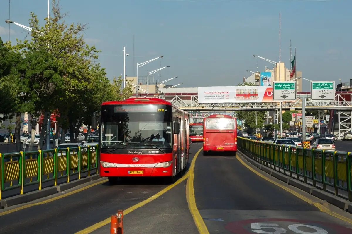 آمادگی خطوط BRT تهران برای مراسم وداع با رهبر شهید/ اعلام جزییات تغییر در دو خط تندرو